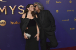 Mayan Lopez and George Lopez on the red carpet at the 76th Emmy Awards